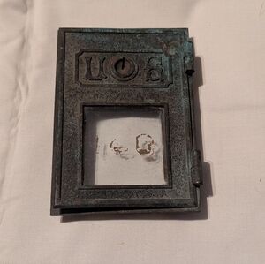 Vintage Post Office Box Door